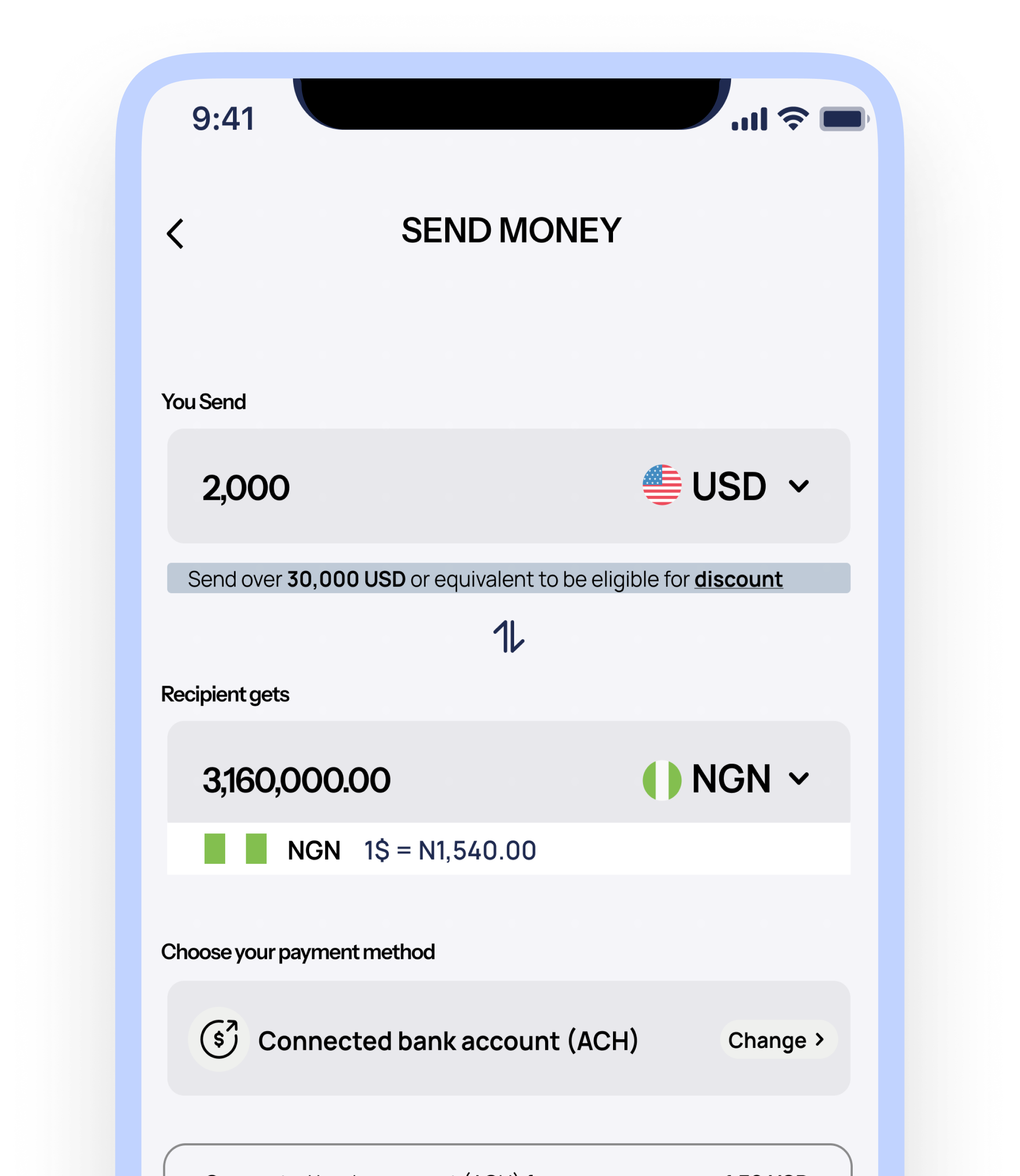 Fuseremit App Interface