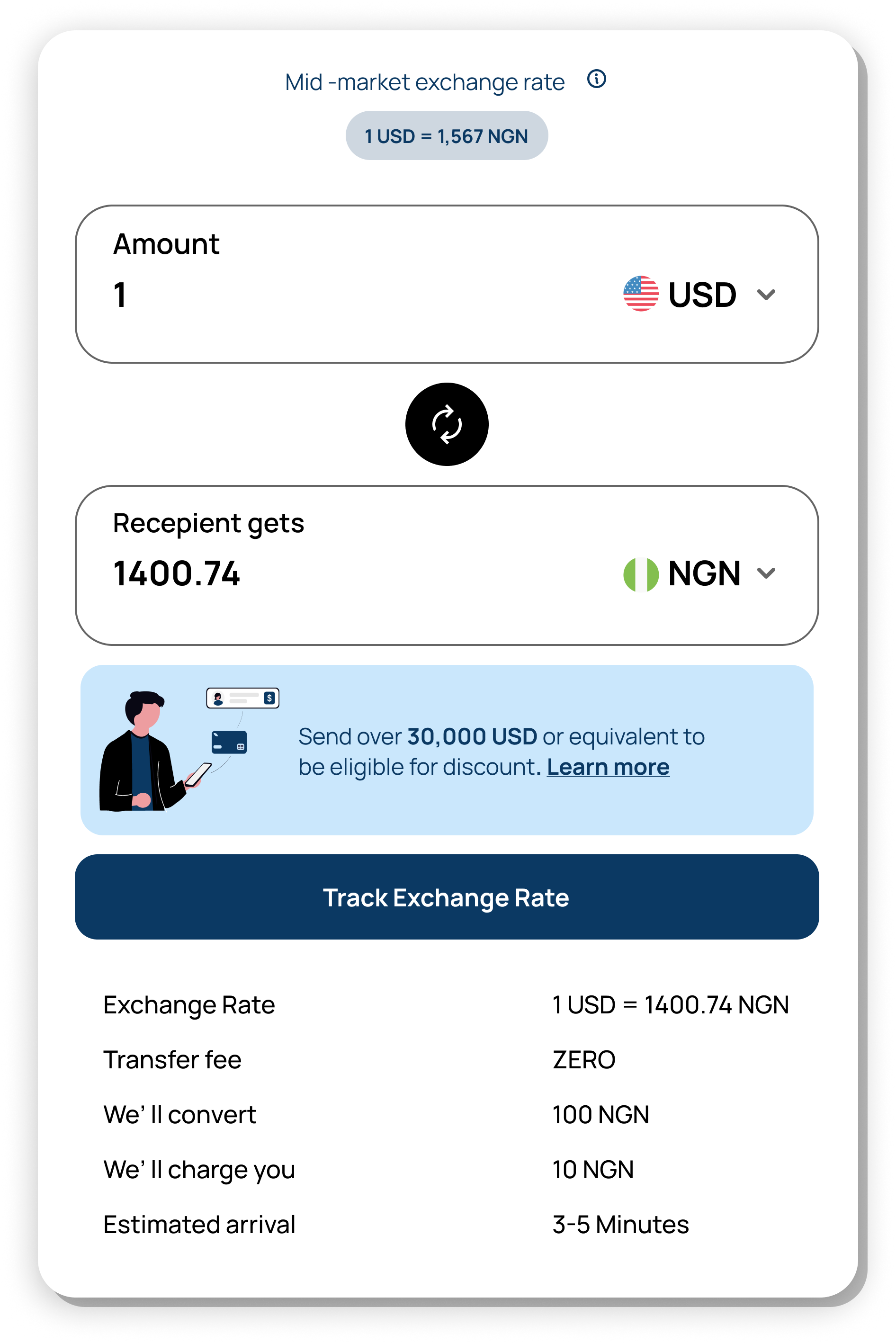 Fuseremit App Interface